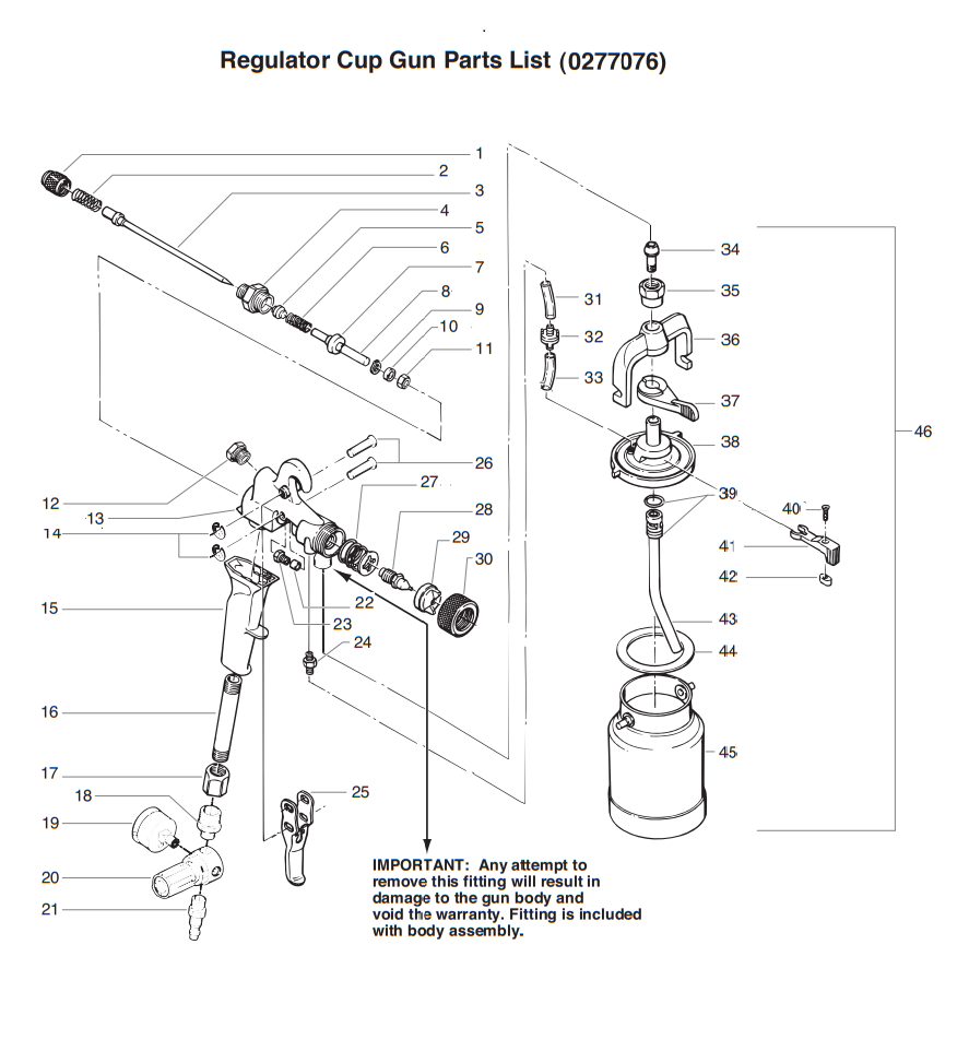 Maxum II Regulator Cup Gun(0277076)